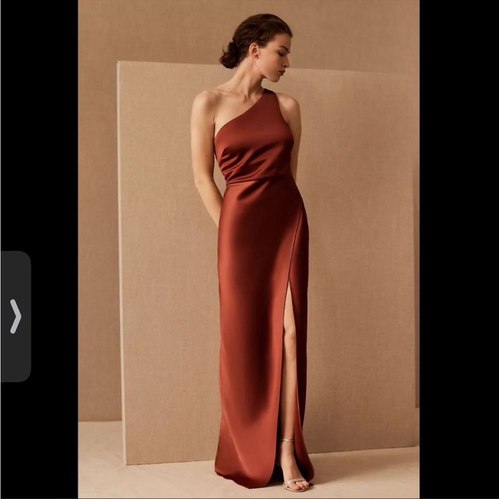 BHLDN Dylan Satin Charmeuse Maxi Dress